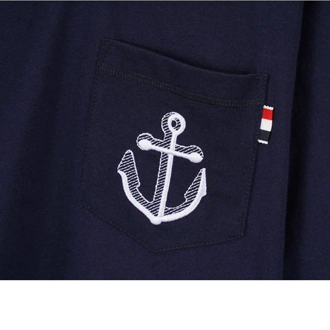 Thom Browne Men's Anchor Graphic T-Shirt