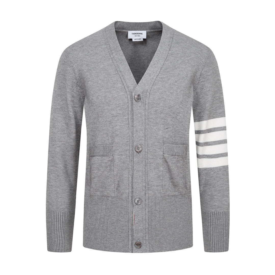 Thom Browne Chunky Knit Sweater Jacket