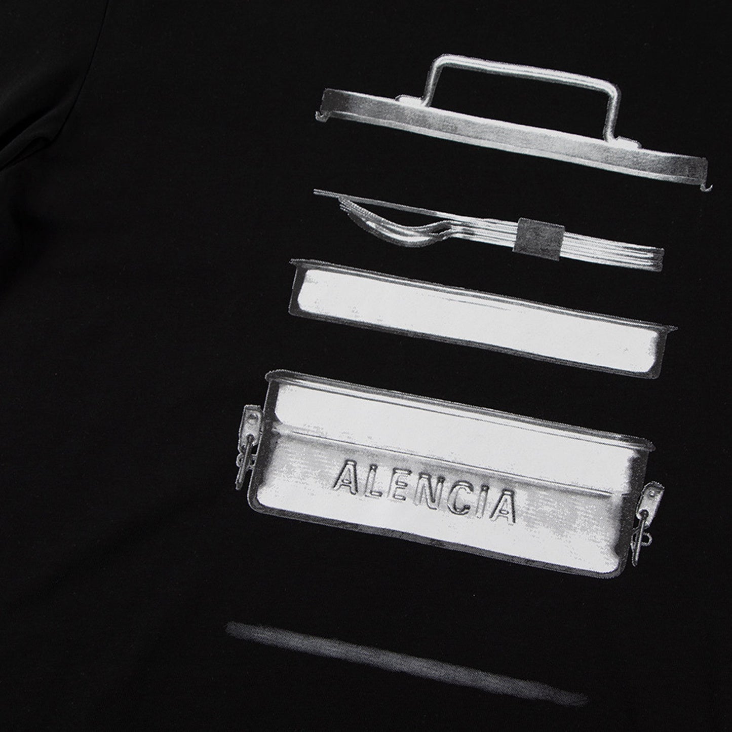 Balenciaga Printed Couples' Style T-shirt