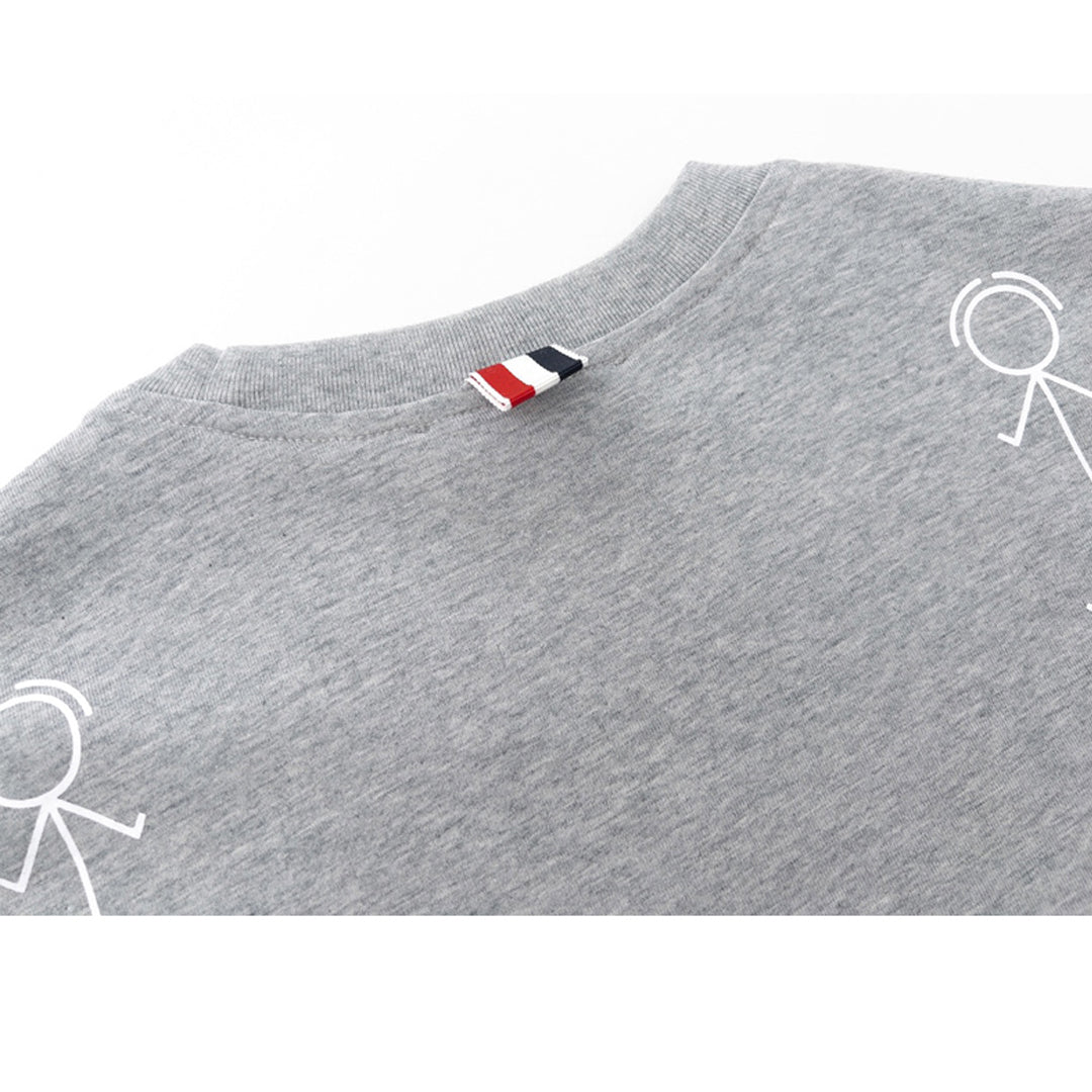 Thom Browne Puppy Print Cotton T-Shirt