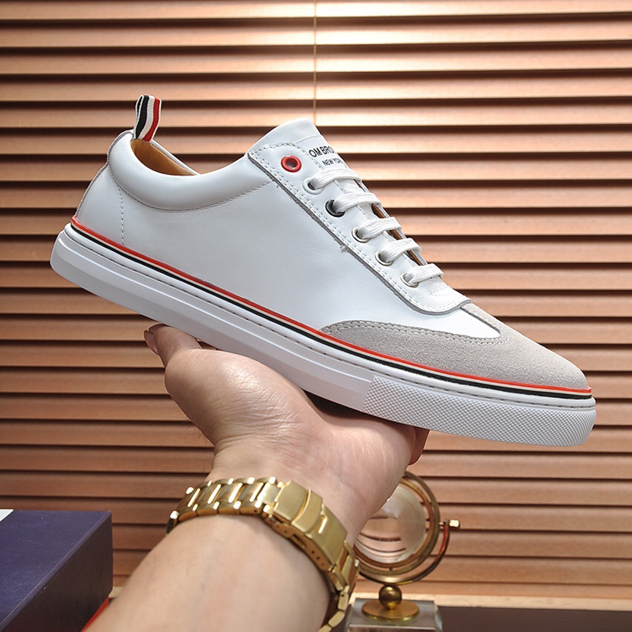 Thom Browne 2025 Leather sneakers