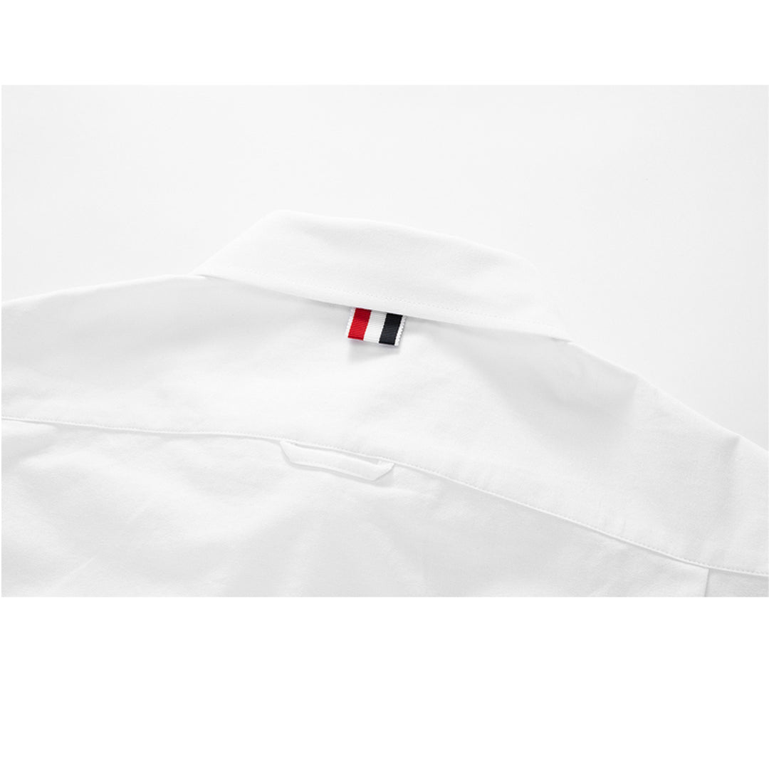 THOM 2025 Spring Summer Men's 4-Bar Stripe Cotton Shirt