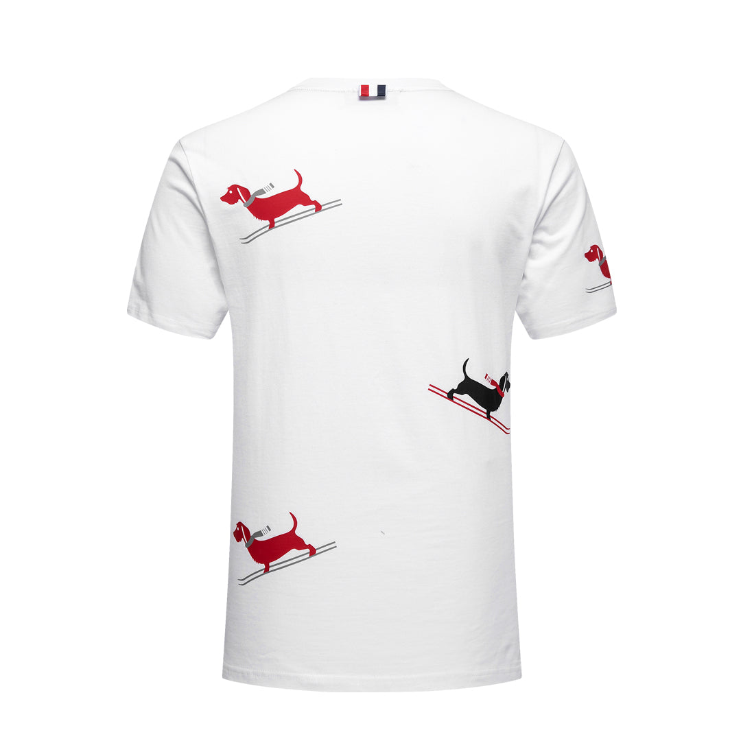 Thom Browne Lobster Print Cotton T-Shirt