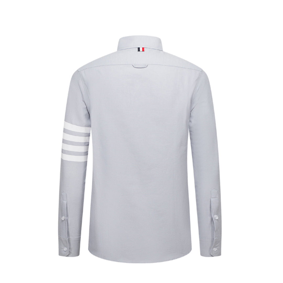Thom Browne Spring Summer Men's Solid Cotton Shirt