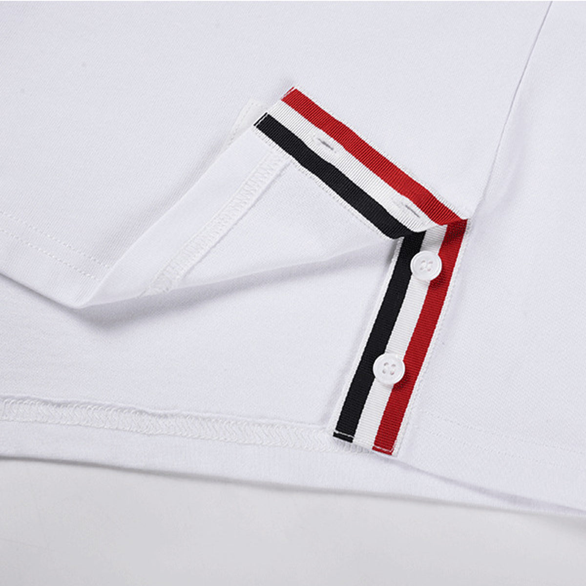 2026 SS Men's Four-Bar Stripe Cotton T-Shirt