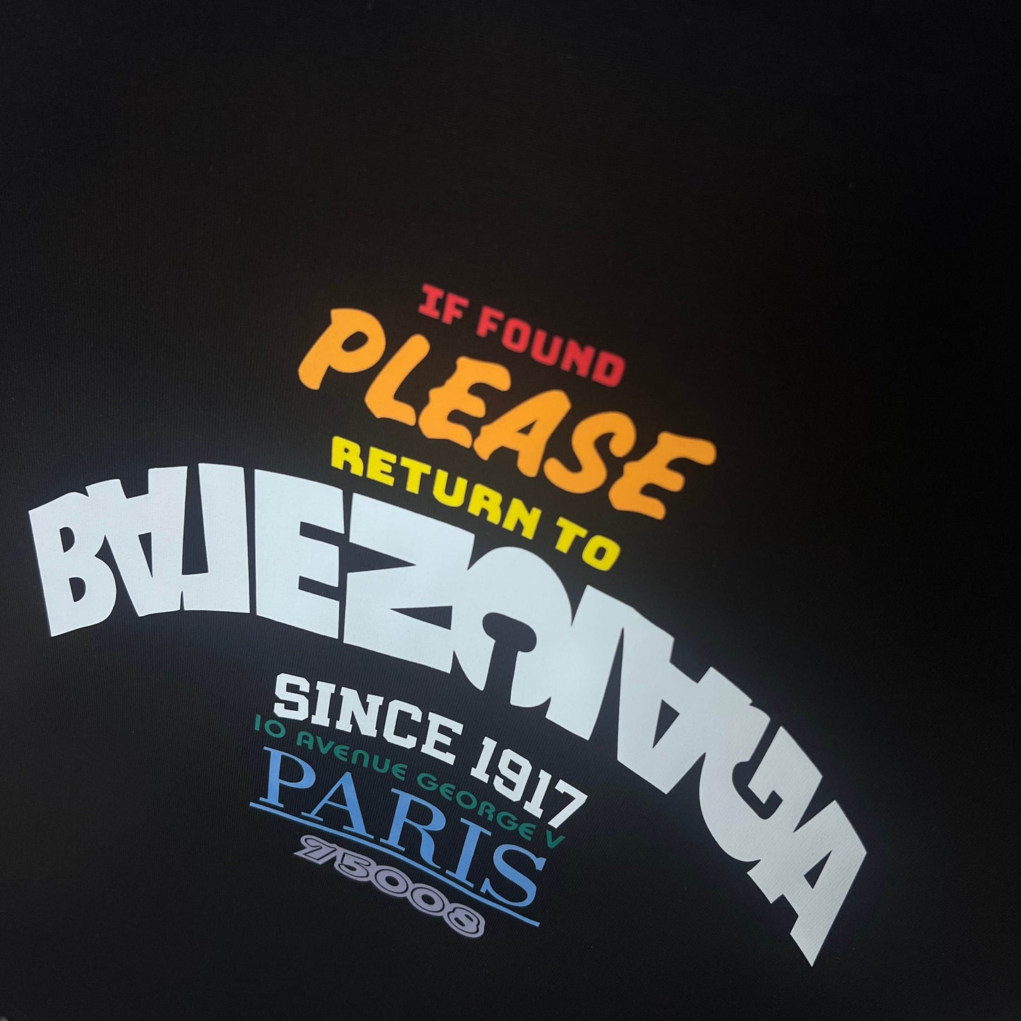 Balenciaga Man Vintage T-shirt