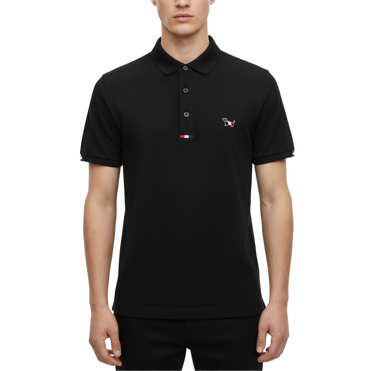 Thom Browne Unisex Cotton Polo T-Shirt