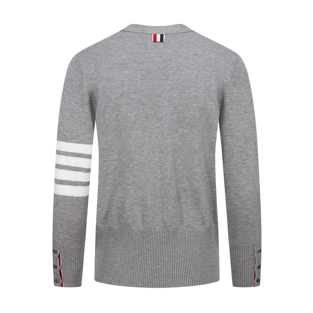 Thom Browne Chunky Knit Sweater Jacket