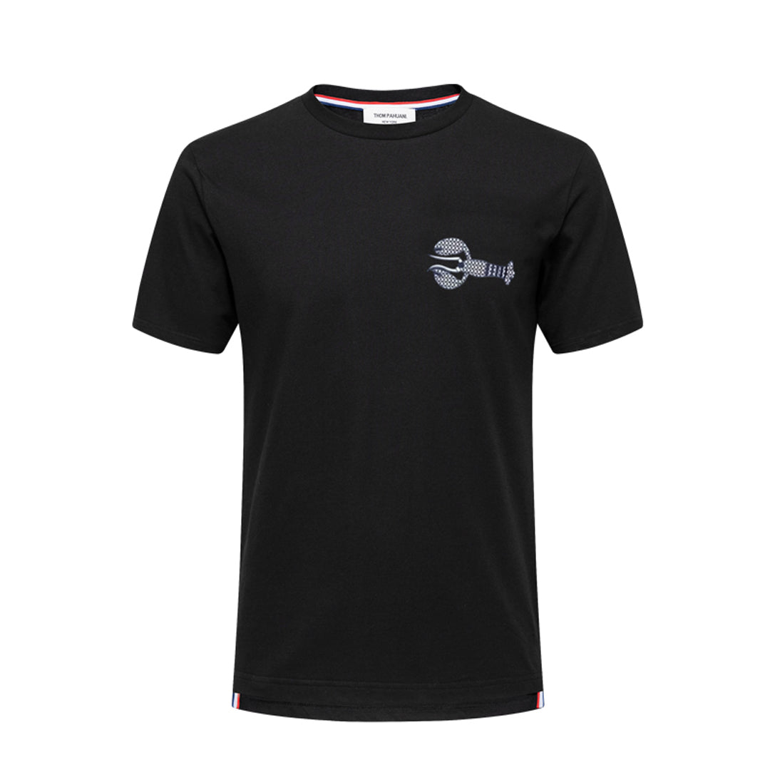 Thom Browne Graphic Print Cotton T-Shirt