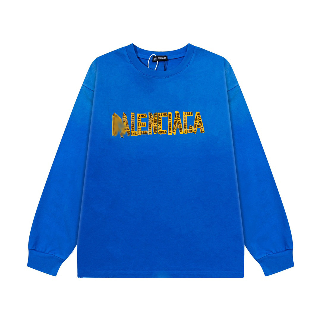 Balenciaga Couples Print Sweatshirt