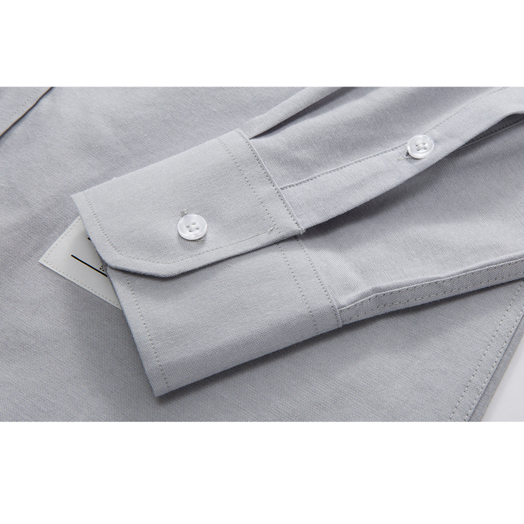 Thom Browne Spring Summer Men's Solid Cotton Shirt