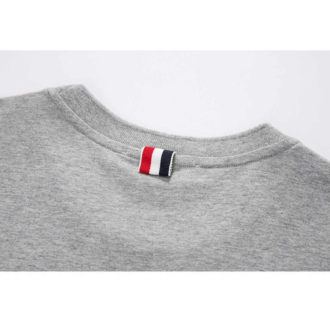 Thom Browne Unisex Cotton Polo T-Shirt