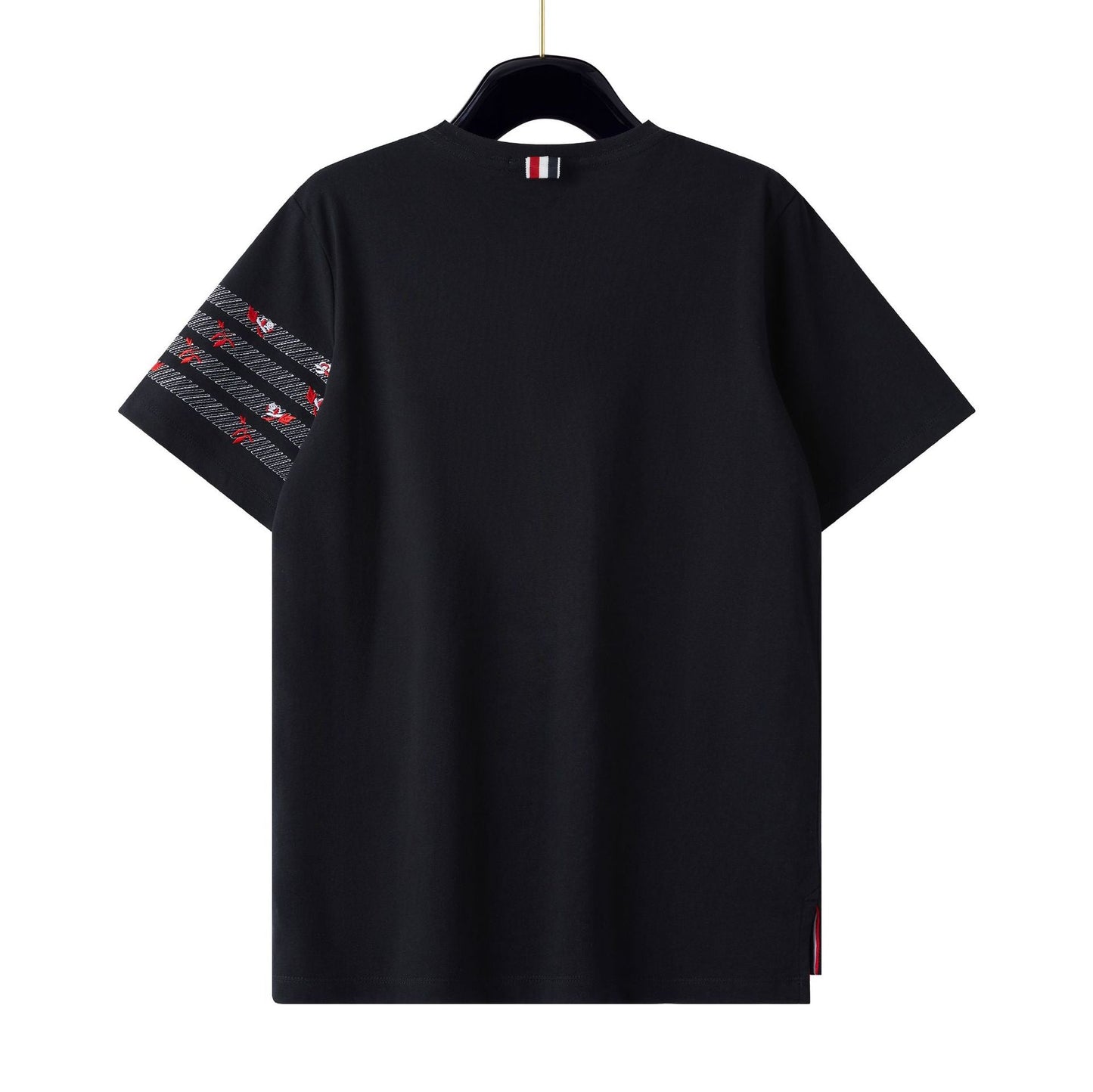 Classic 4-Bar Cotton T-Shirt