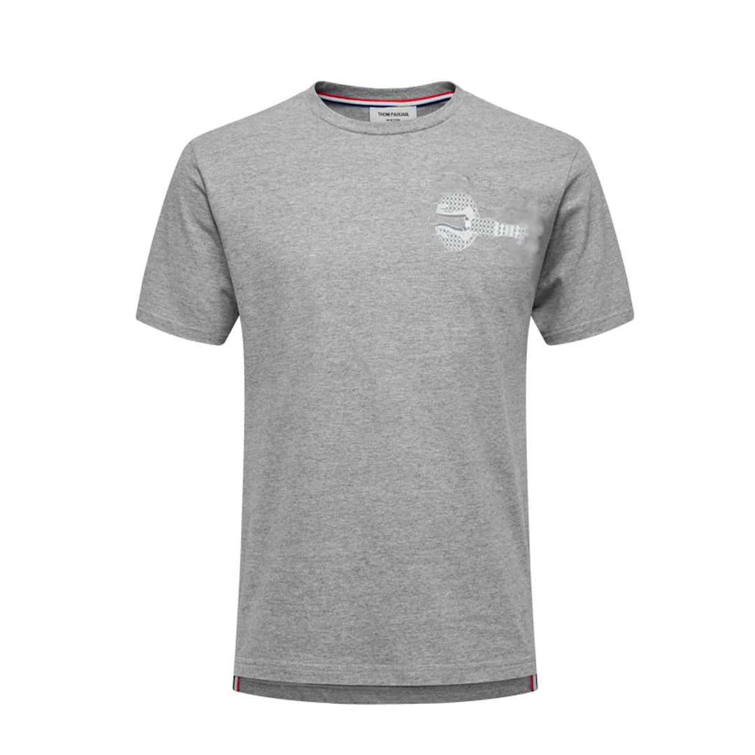 Thom Browne Graphic Print Cotton T-Shirt