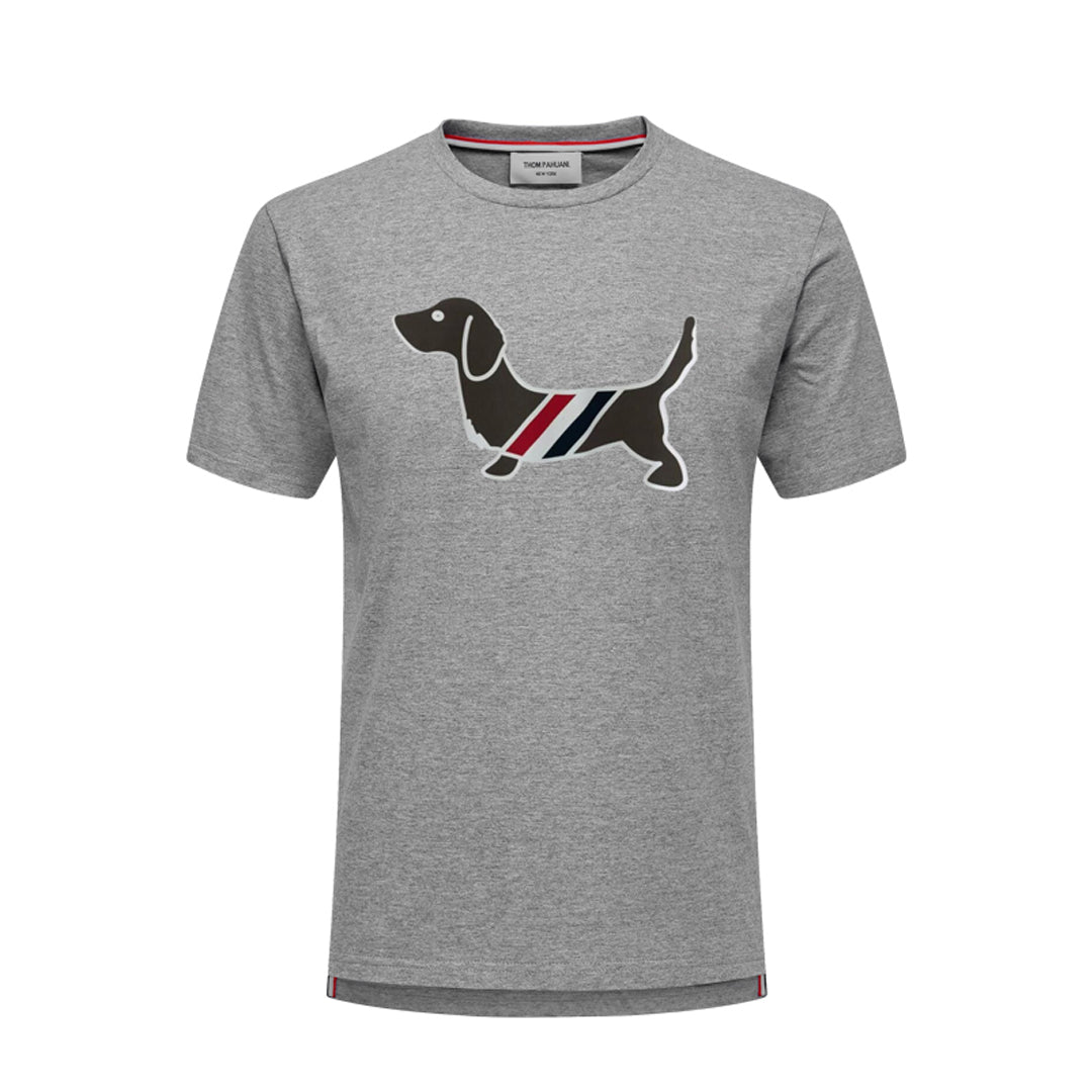 Puppy Embroidered Cotton T-Shirt