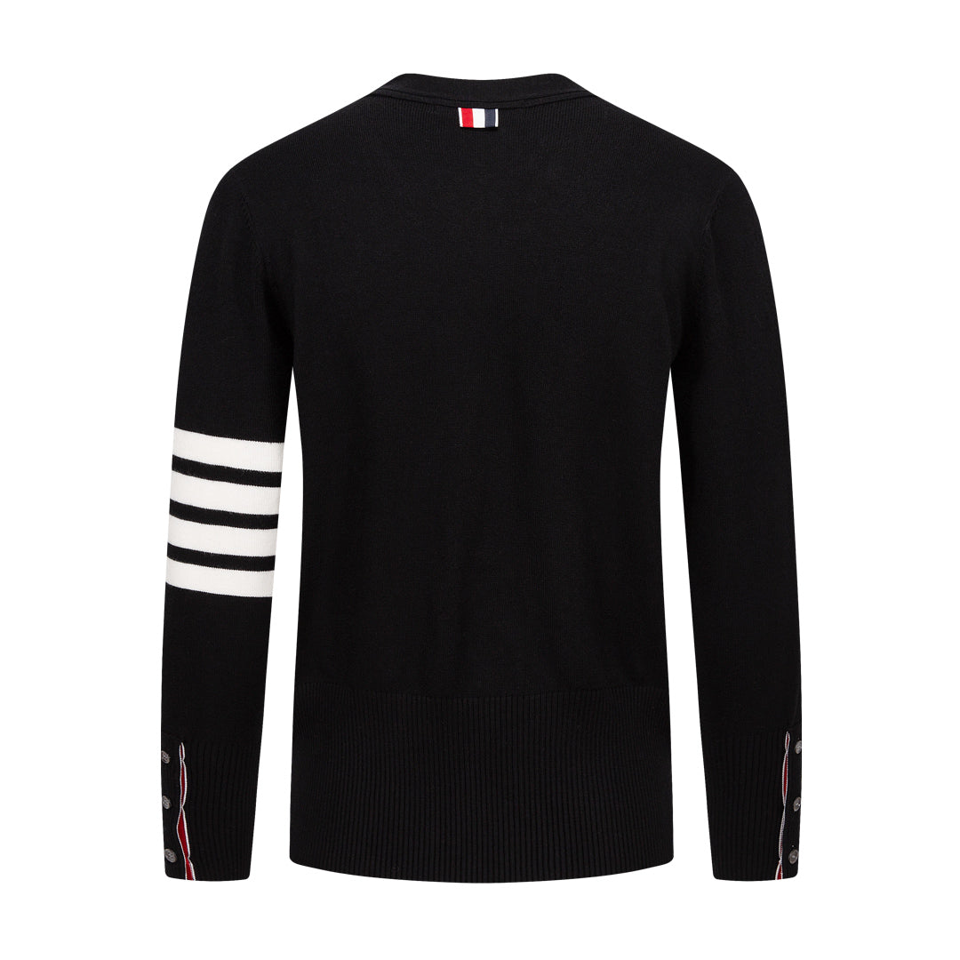 Thom Browne Chunky Knit Sweater Jacket