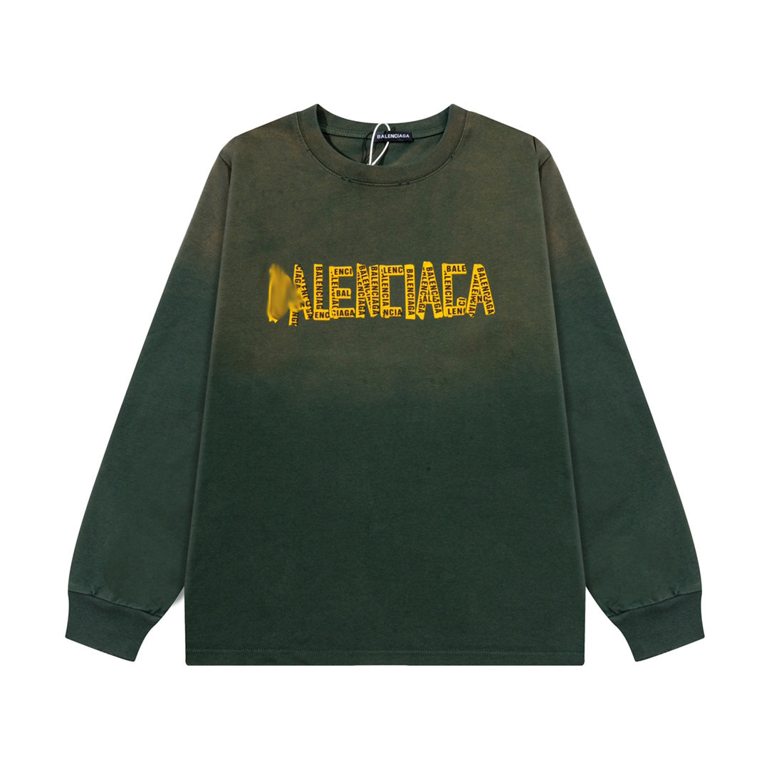 Balenciaga Couples Print Sweatshirt
