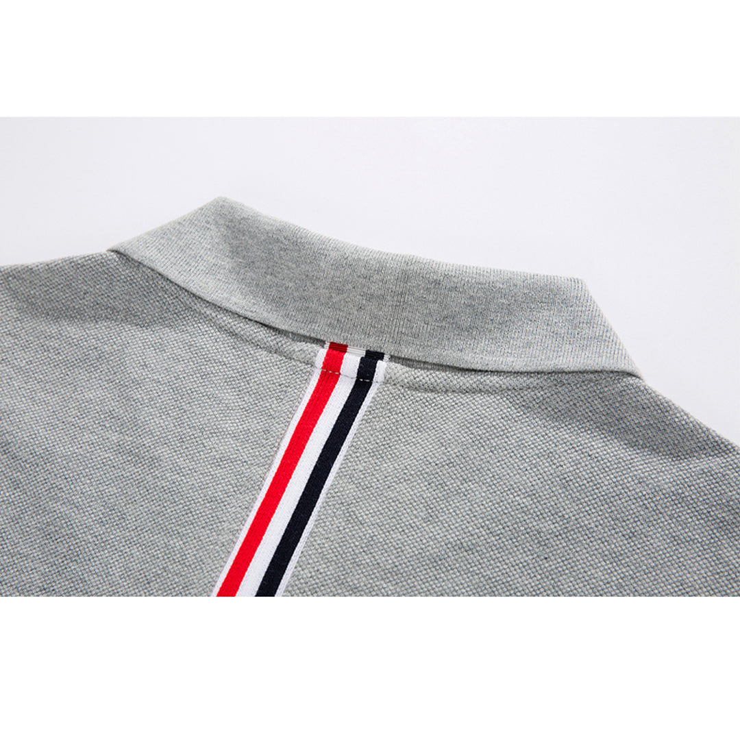 Thom Browne 2026SS 4-Bar Striped Polo Shirt