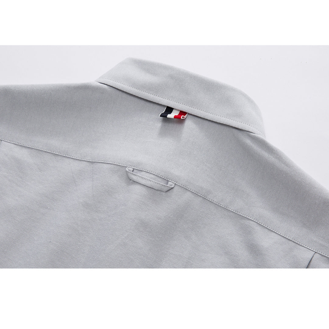 Thom Browne Spring Summer Men's Solid Cotton Shirt