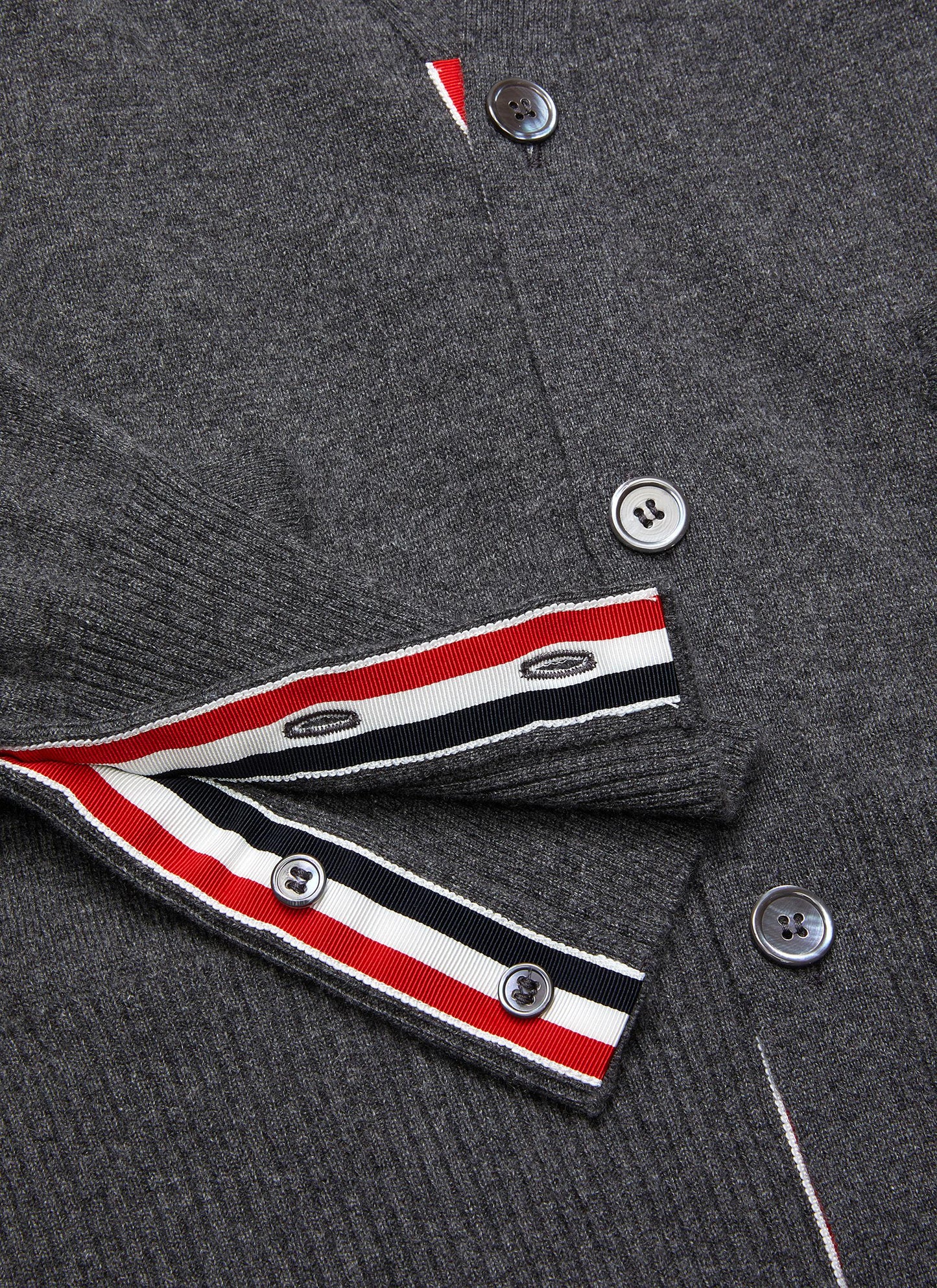 Thom Browne Chunky Knit Sweater Jacket