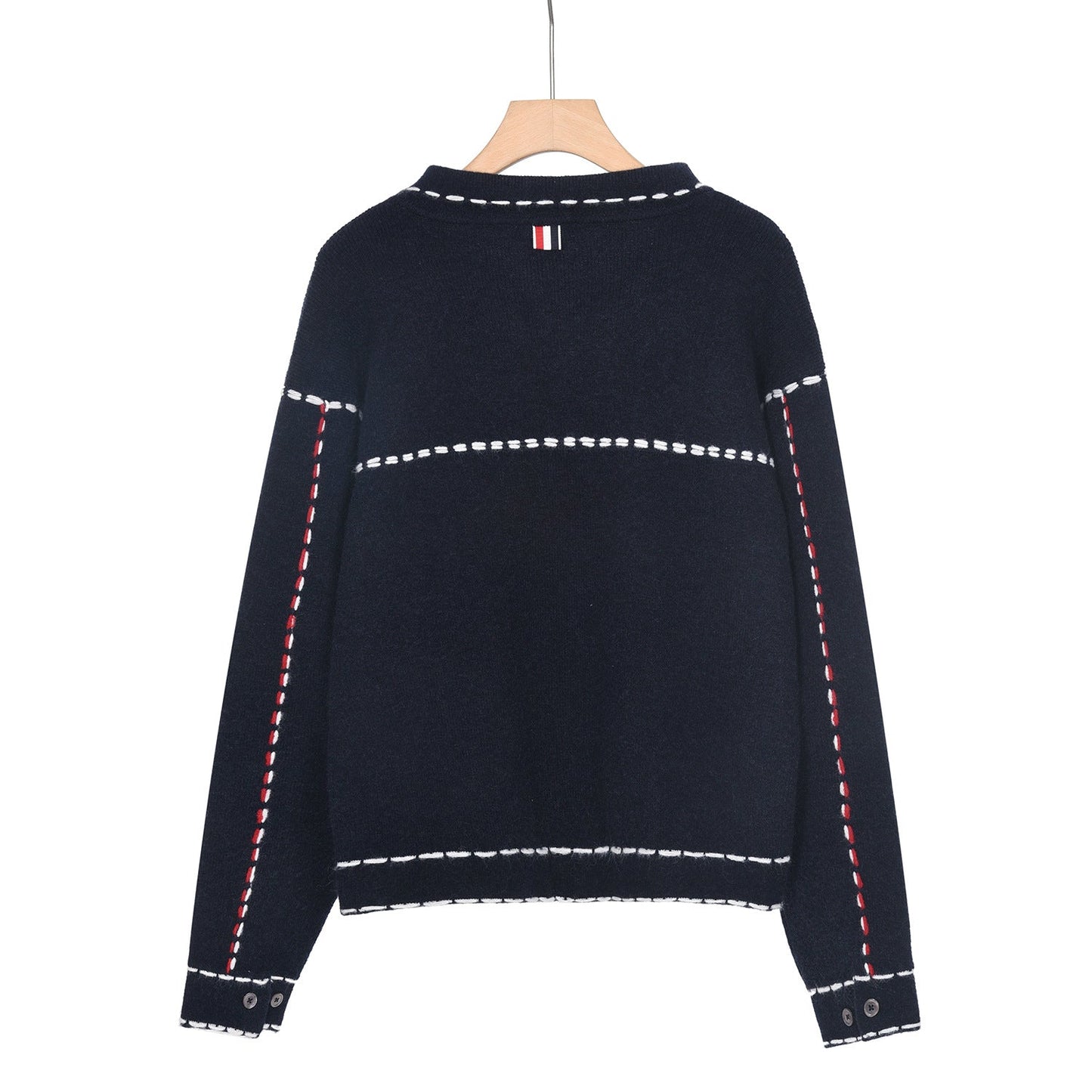Thom Browne Men's Four-Bar Wool Coat