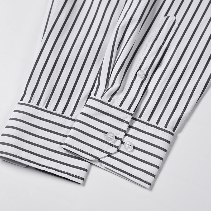 Thom Browne Spring Summer Men's Black Striped Shirt