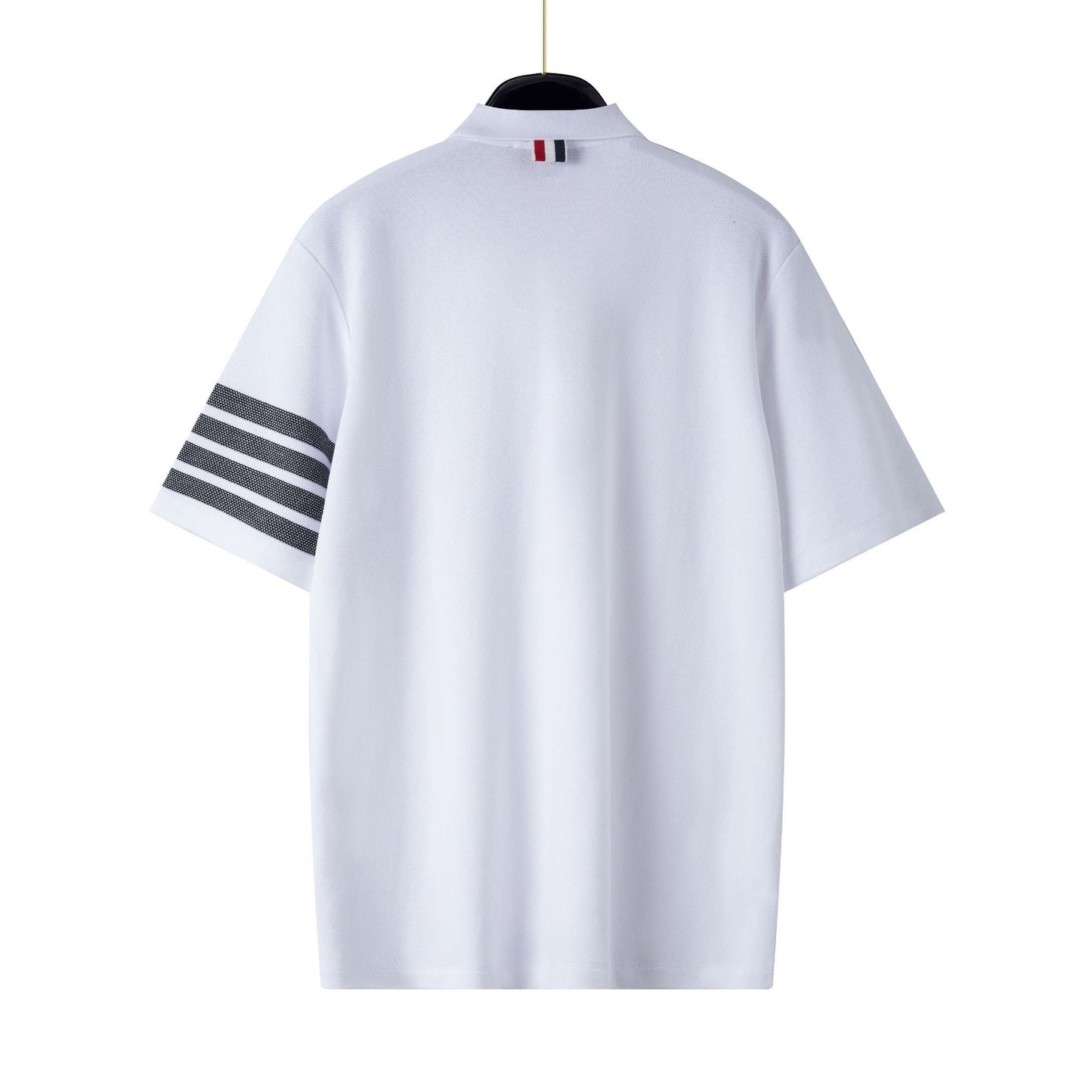 Thom Browne Men's Signature Tricolor Stripe T-Shirt