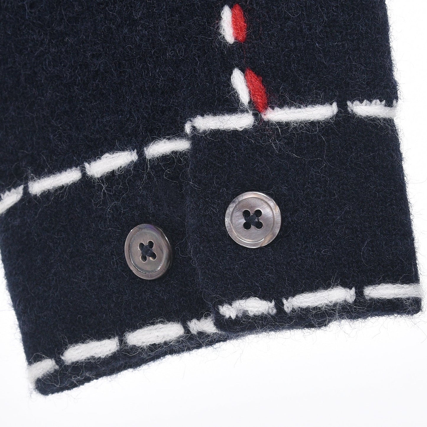 Thom Browne Men's Four-Bar Wool Coat