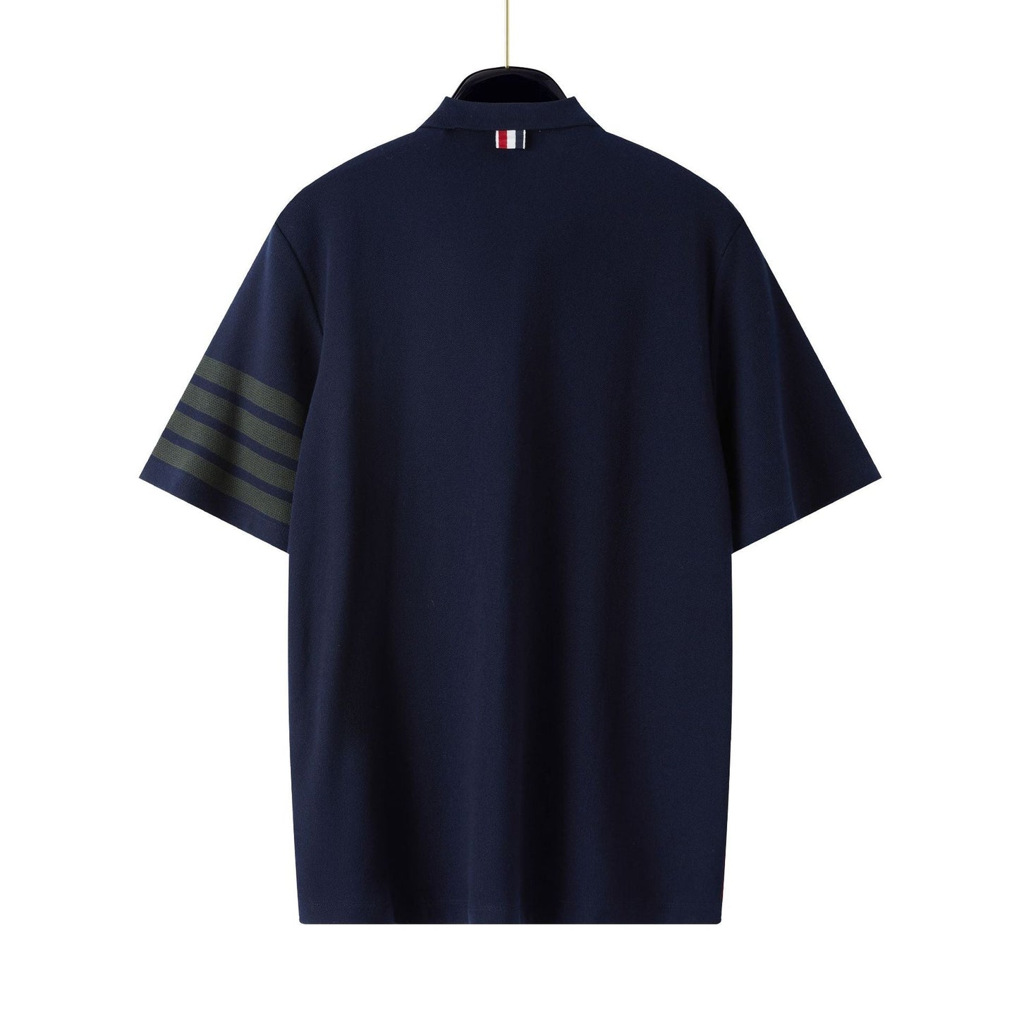 Thom Browne Men's Signature Tricolor Stripe T-Shirt