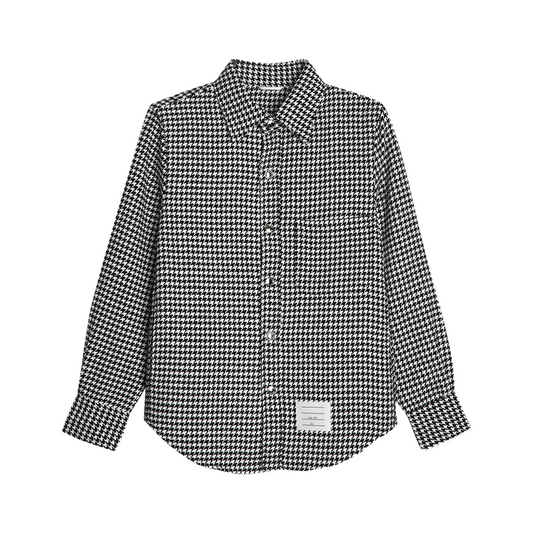 Thom Browne Men's Classic Houndstooth Shirt Jacket