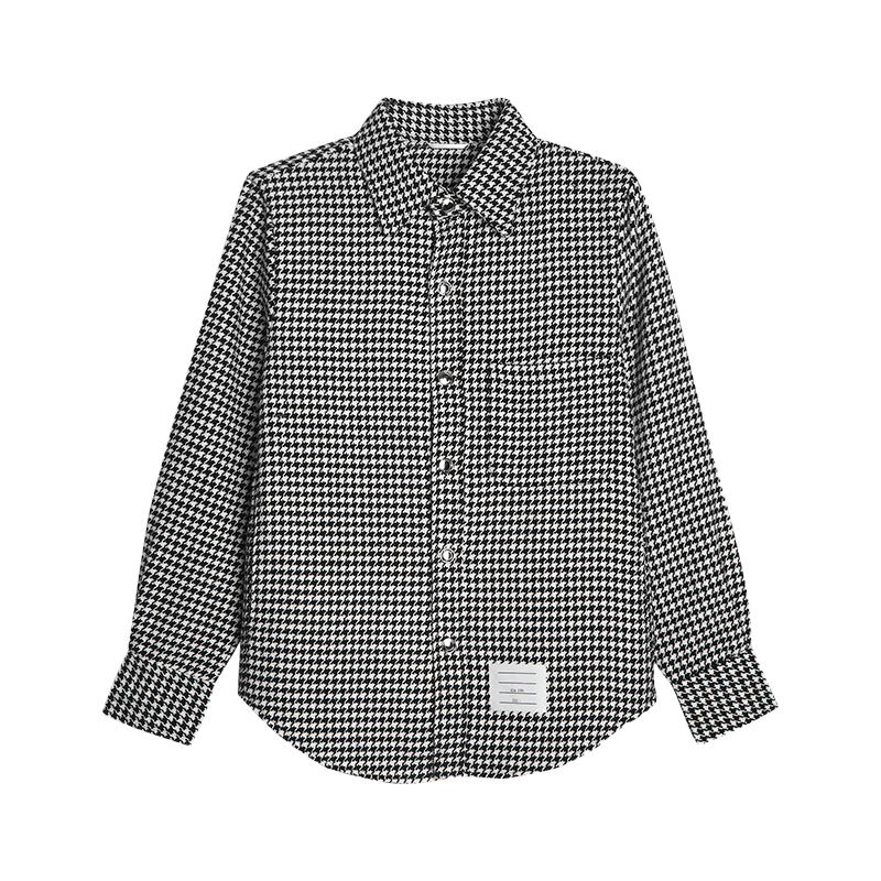 Thom Browne Men's Classic Houndstooth Shirt Jacket