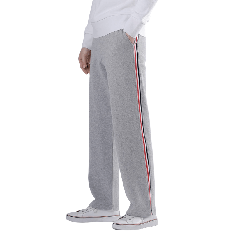 Thom Browne Unisex Side Webbing Loose Straight Trousers