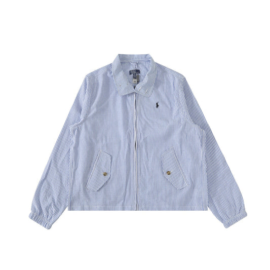 Ralph Lauren Women's Stripe Jacket Coat