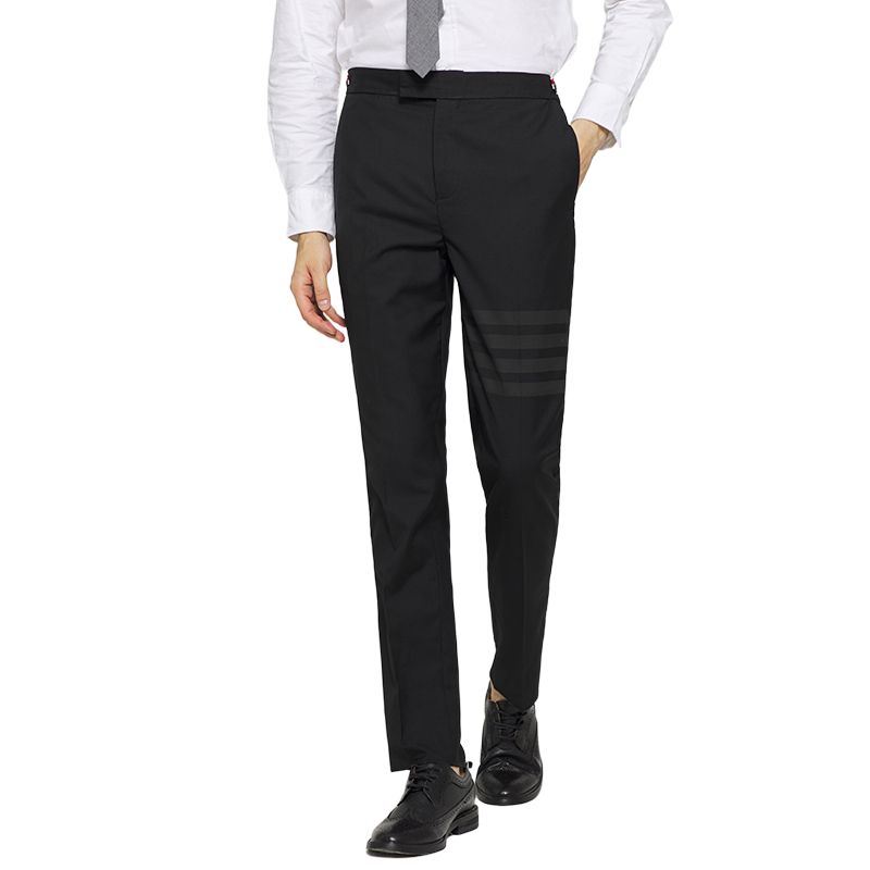 Thom Browne Classic Four-Bar Tailored Suit Trousers