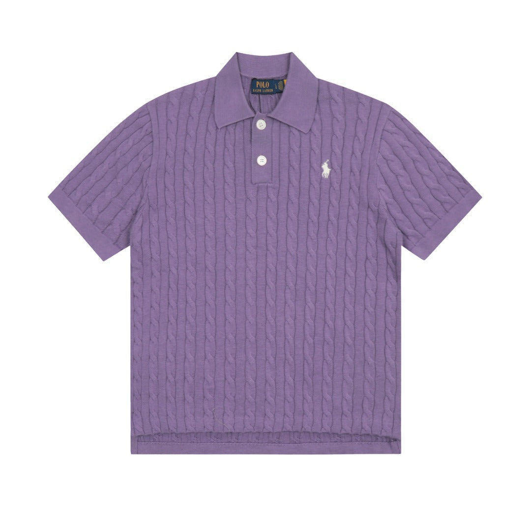 Ralph Lauren Women's Cable Knit Polo shirt