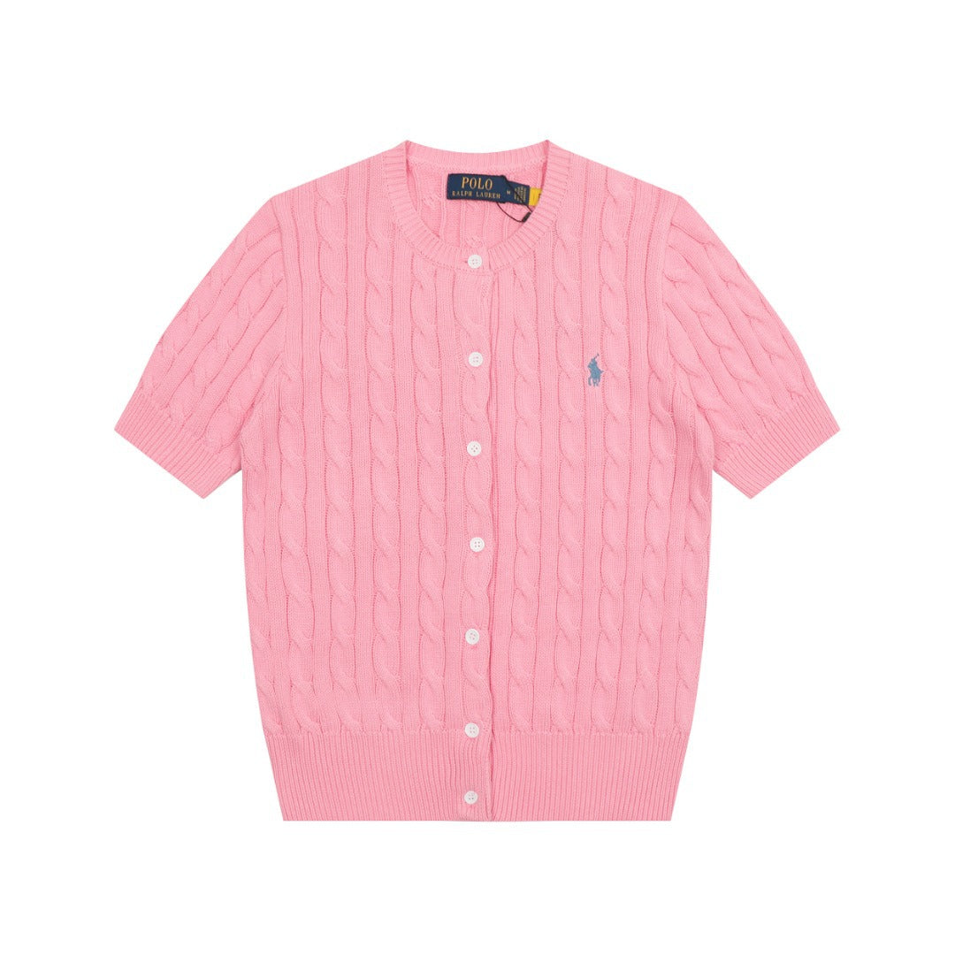 Ralph Lauren Women's Knit T-shirt Cardigan