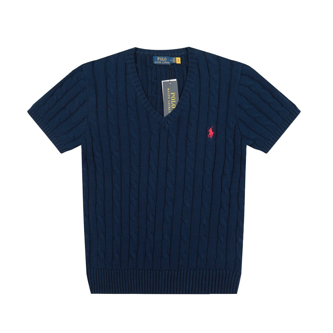 Ralph Lauren Women's V-neck Knit T-shirt