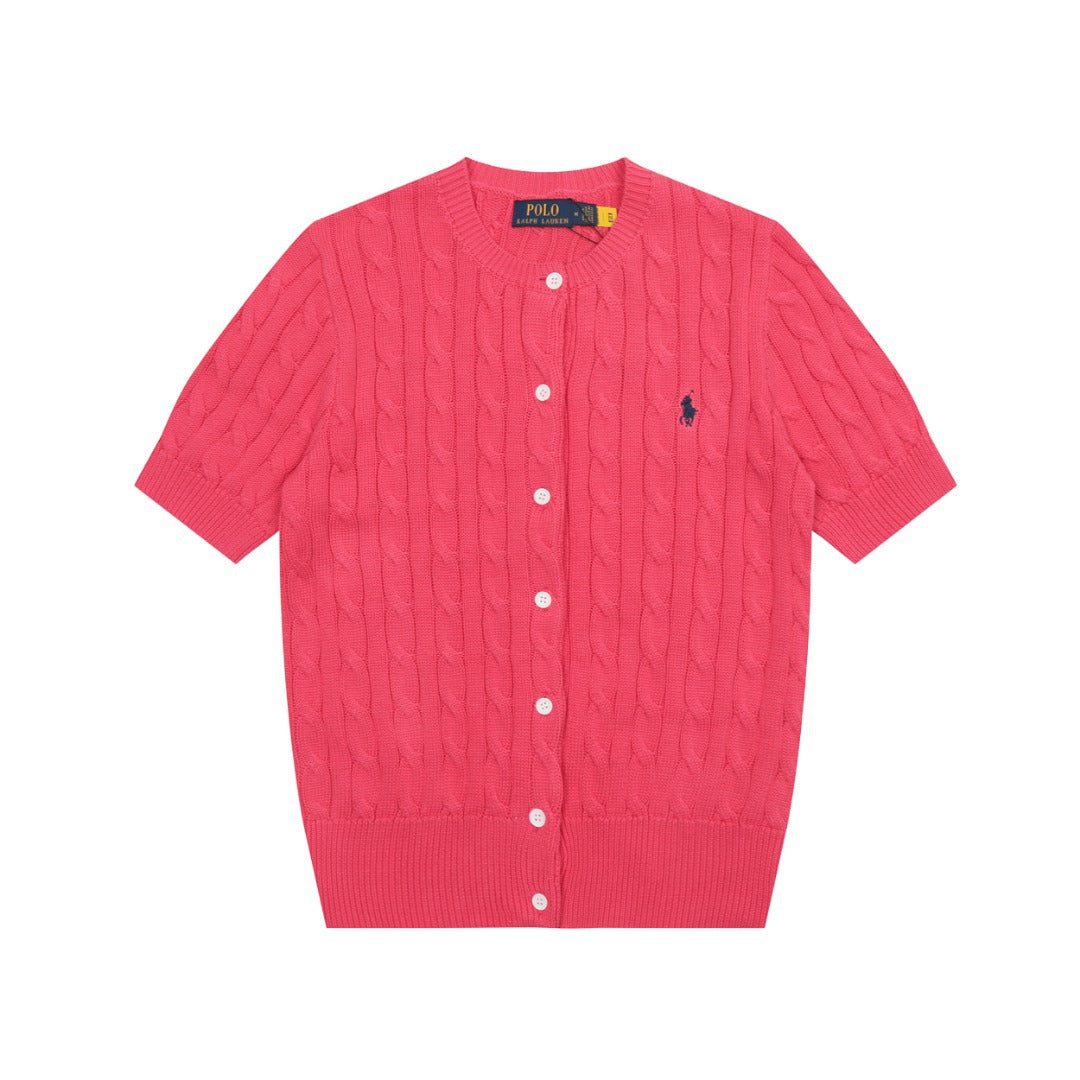Ralph Lauren Women's Knit T-shirt Cardigan