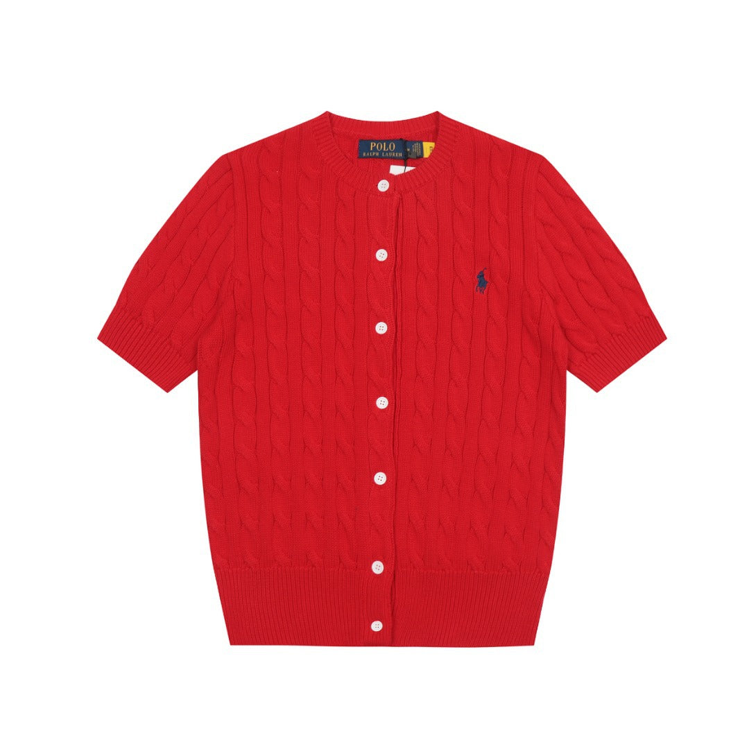 Ralph Lauren Women's Knit T-shirt Cardigan