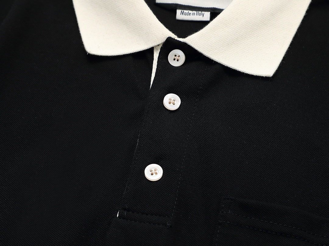 Gucci Web Stripe Polo Shirt