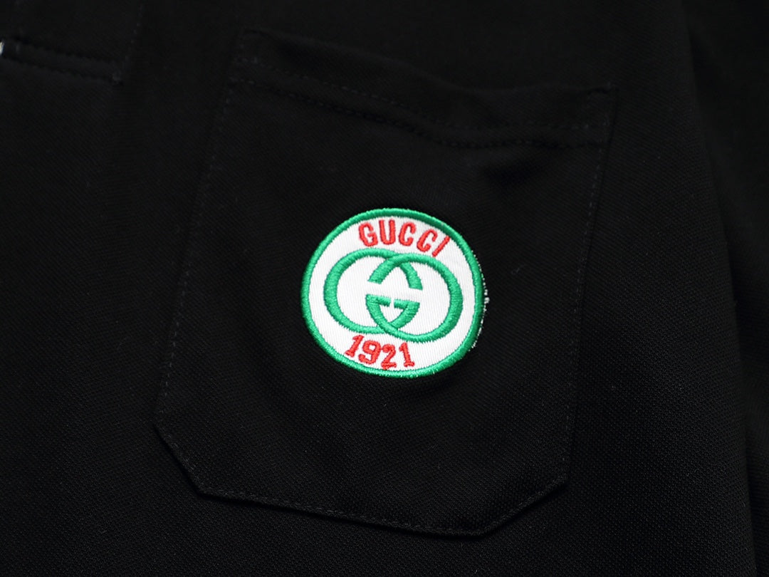 Gucci Web Stripe Polo Shirt