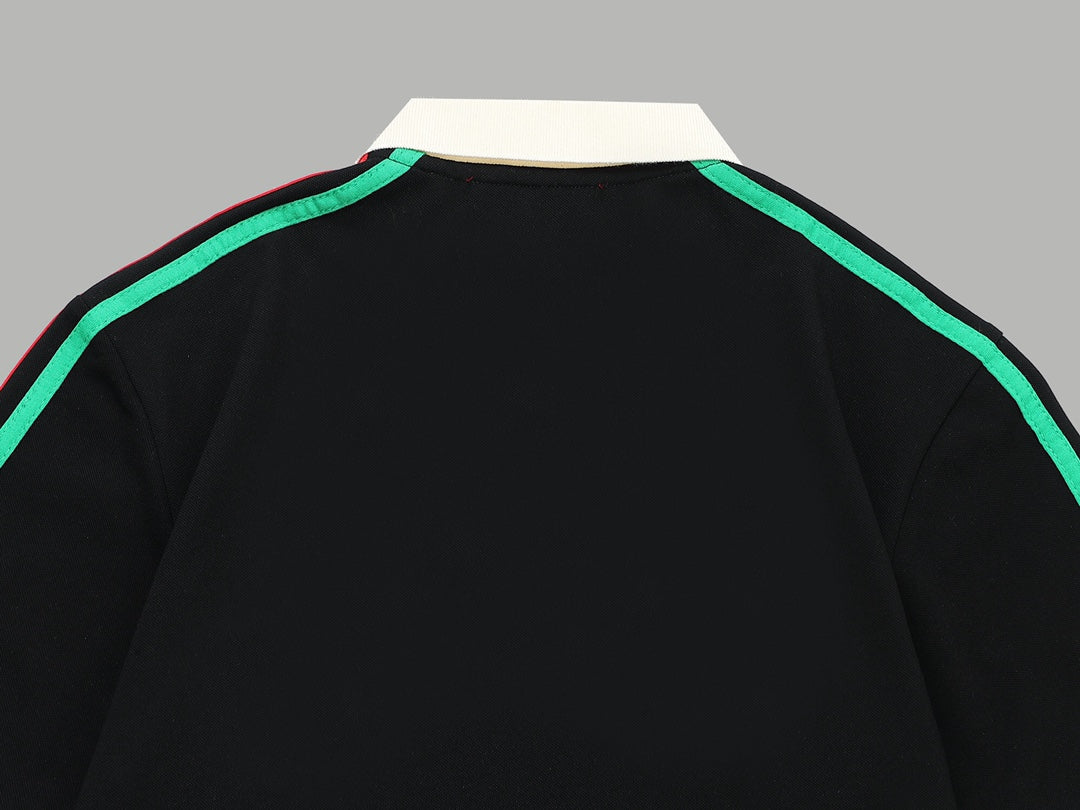 Gucci Web Stripe Polo Shirt
