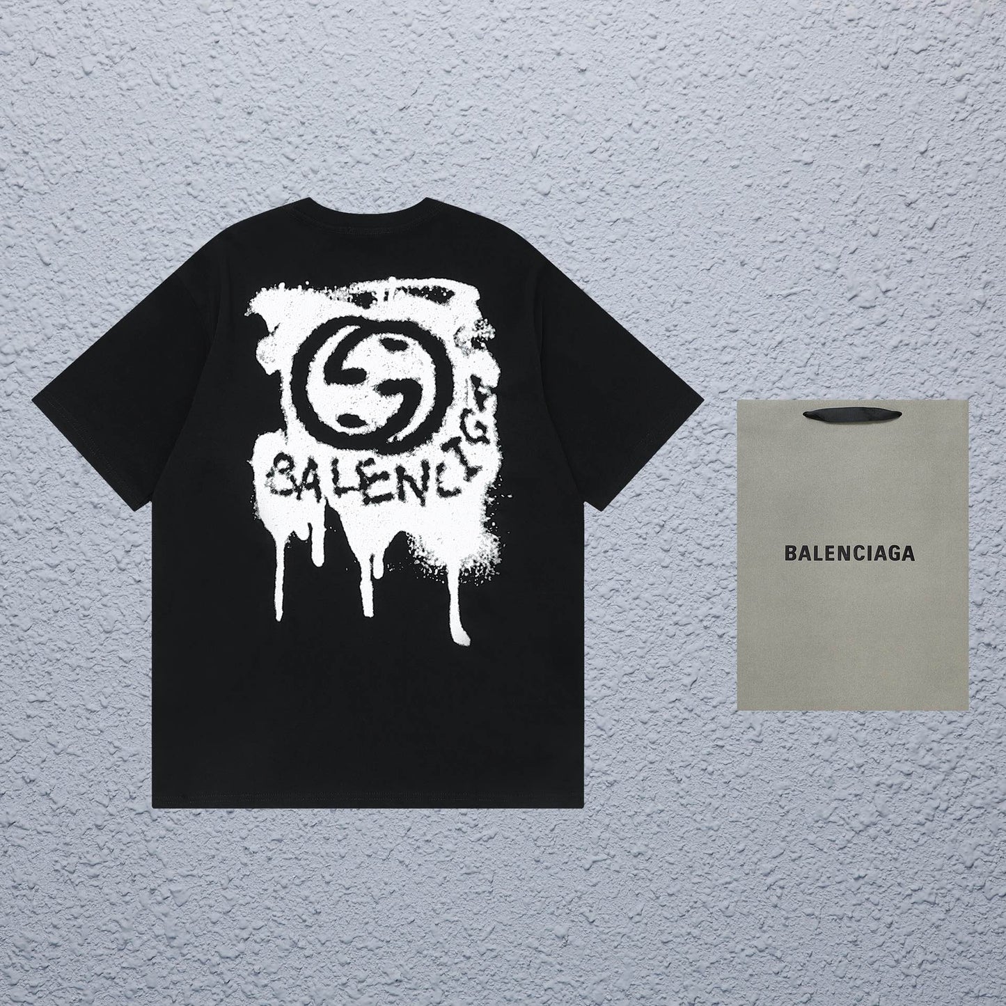 Gucci x Balenciaga Graffiti Logo T-Shirt