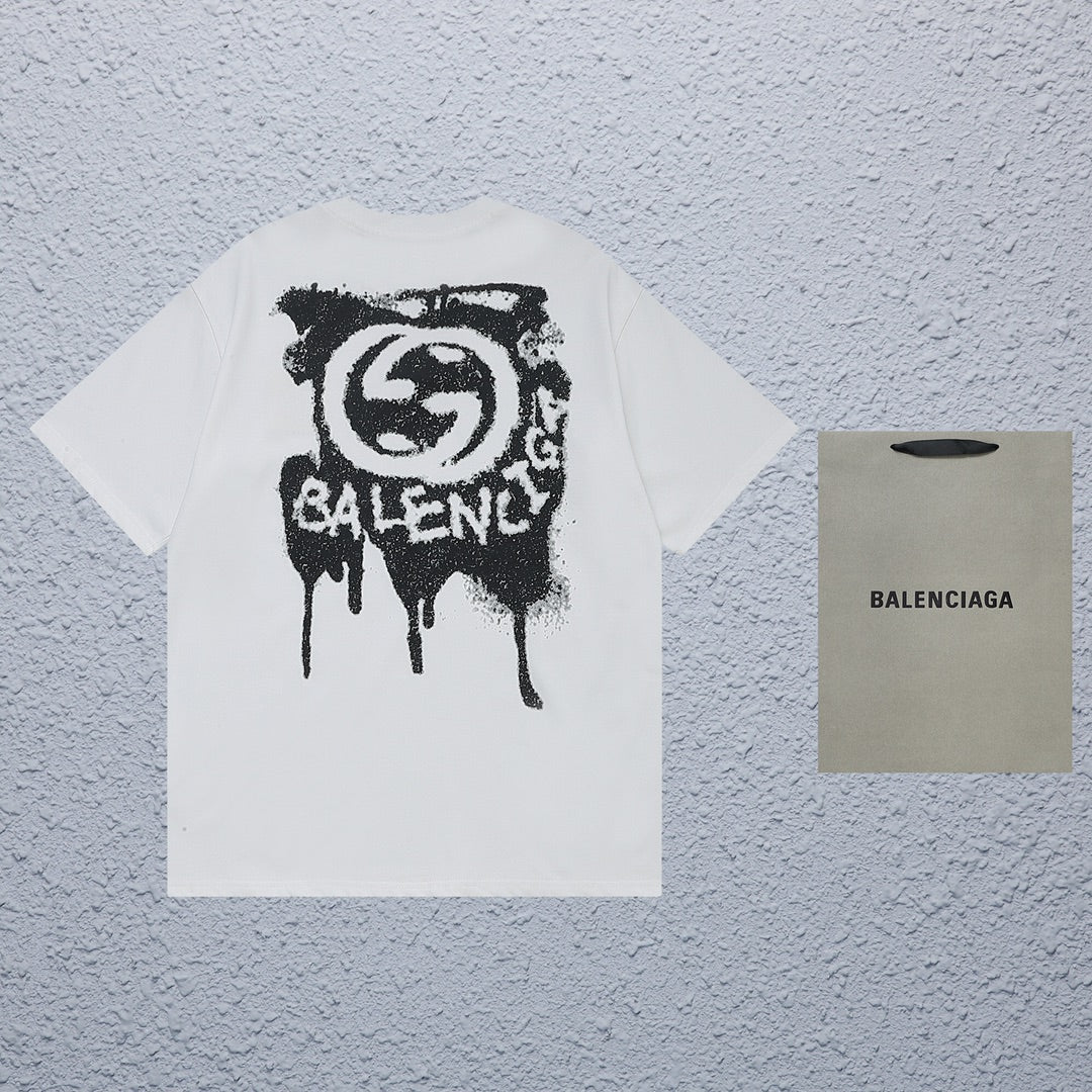 Gucci x Balenciaga Graffiti Logo T-Shirt