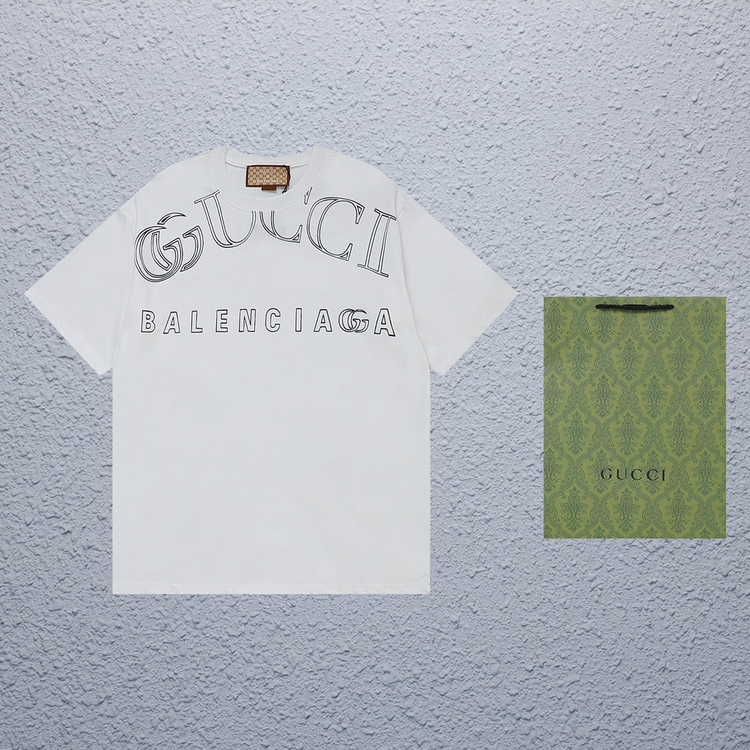 Gucci x Balenciaga Logo T-Shirt