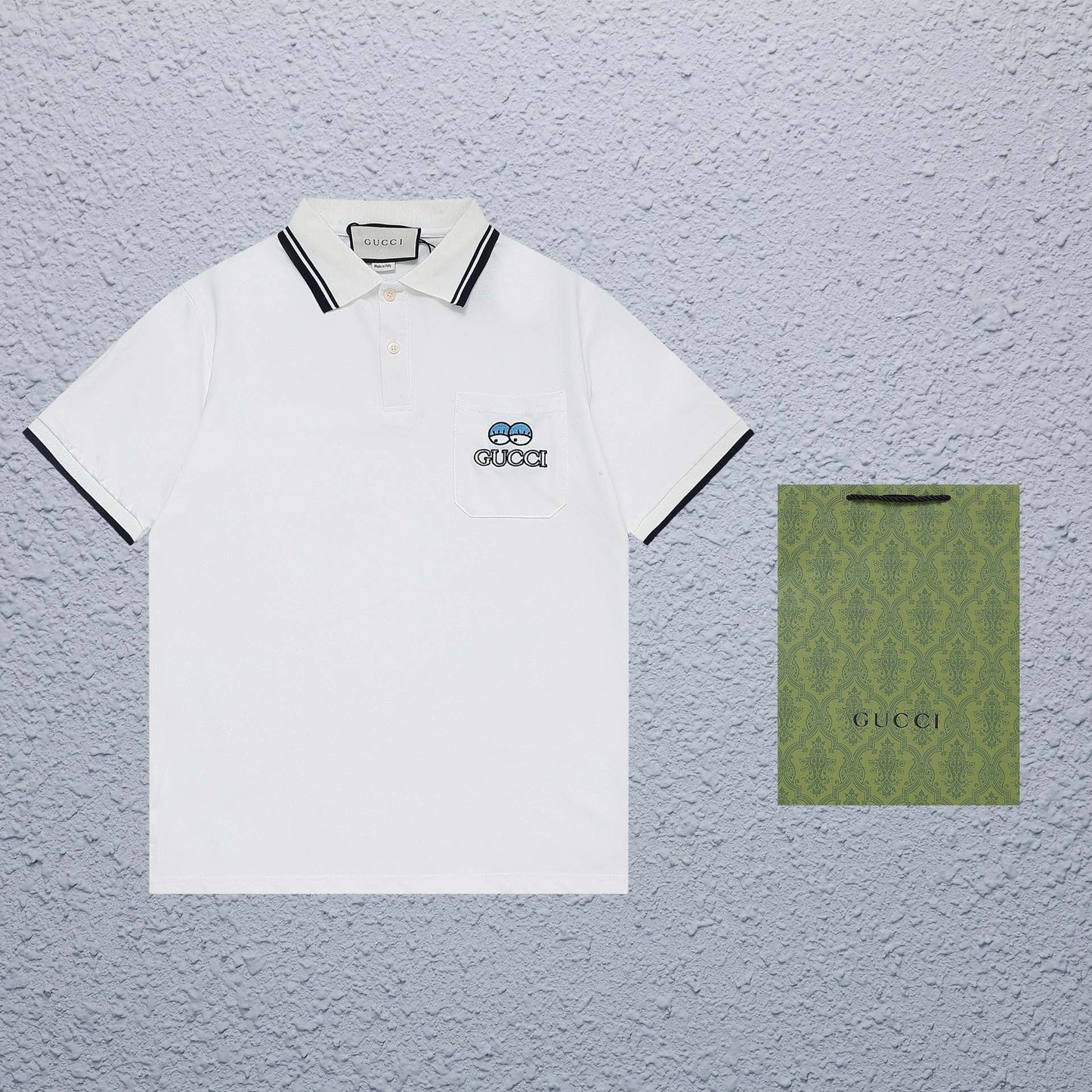 Gucci Pocket Embroidery Polo Shirt