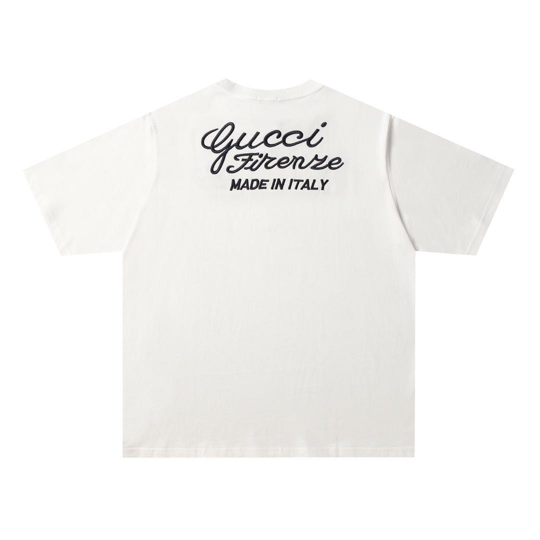 Gucci Logo Embroidery T-Shirt