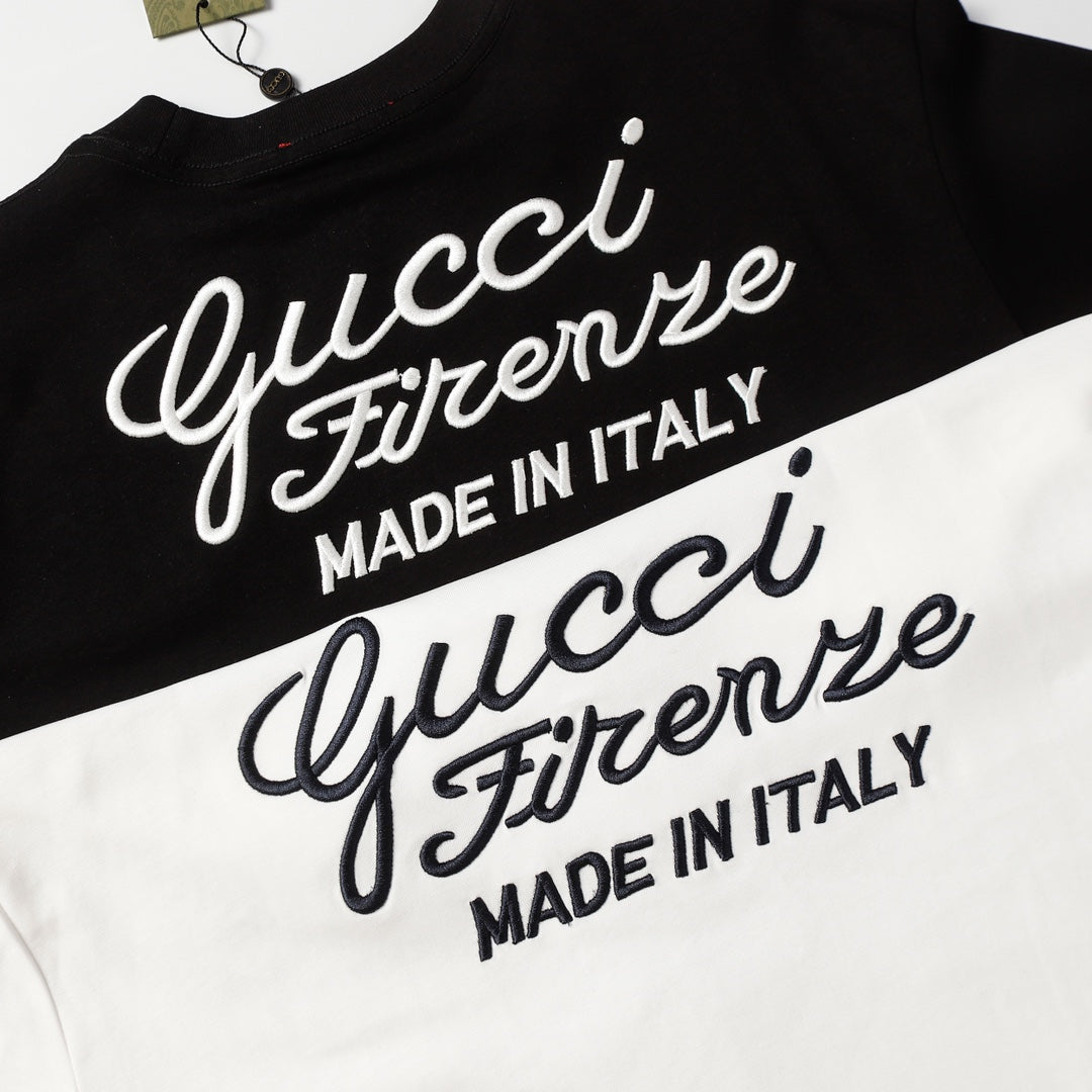 Gucci Logo Embroidery T-Shirt
