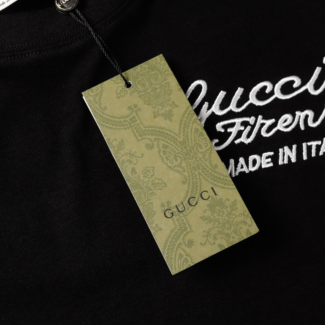 Gucci Logo Embroidery T-Shirt