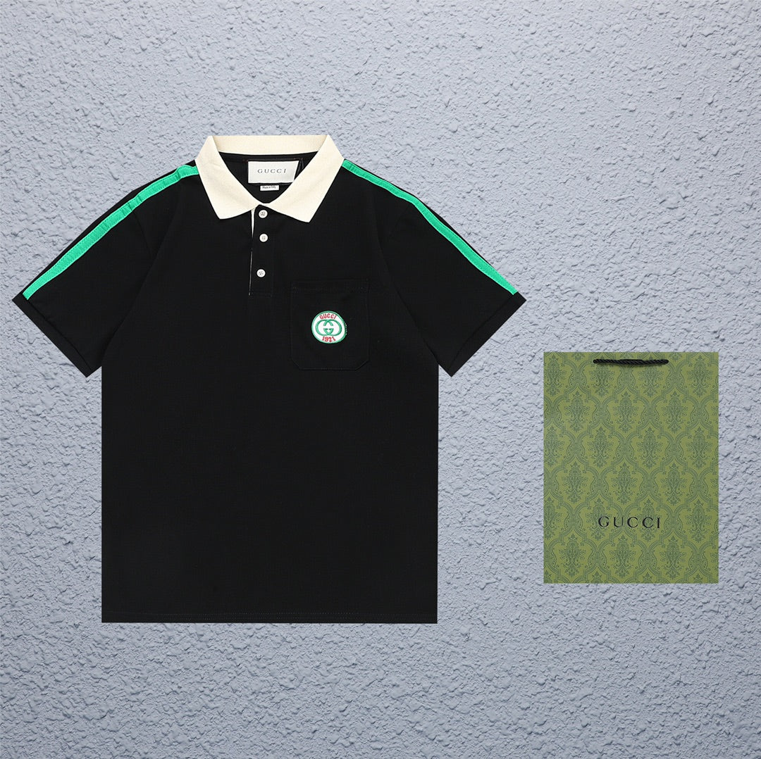 Gucci Web Stripe Polo Shirt